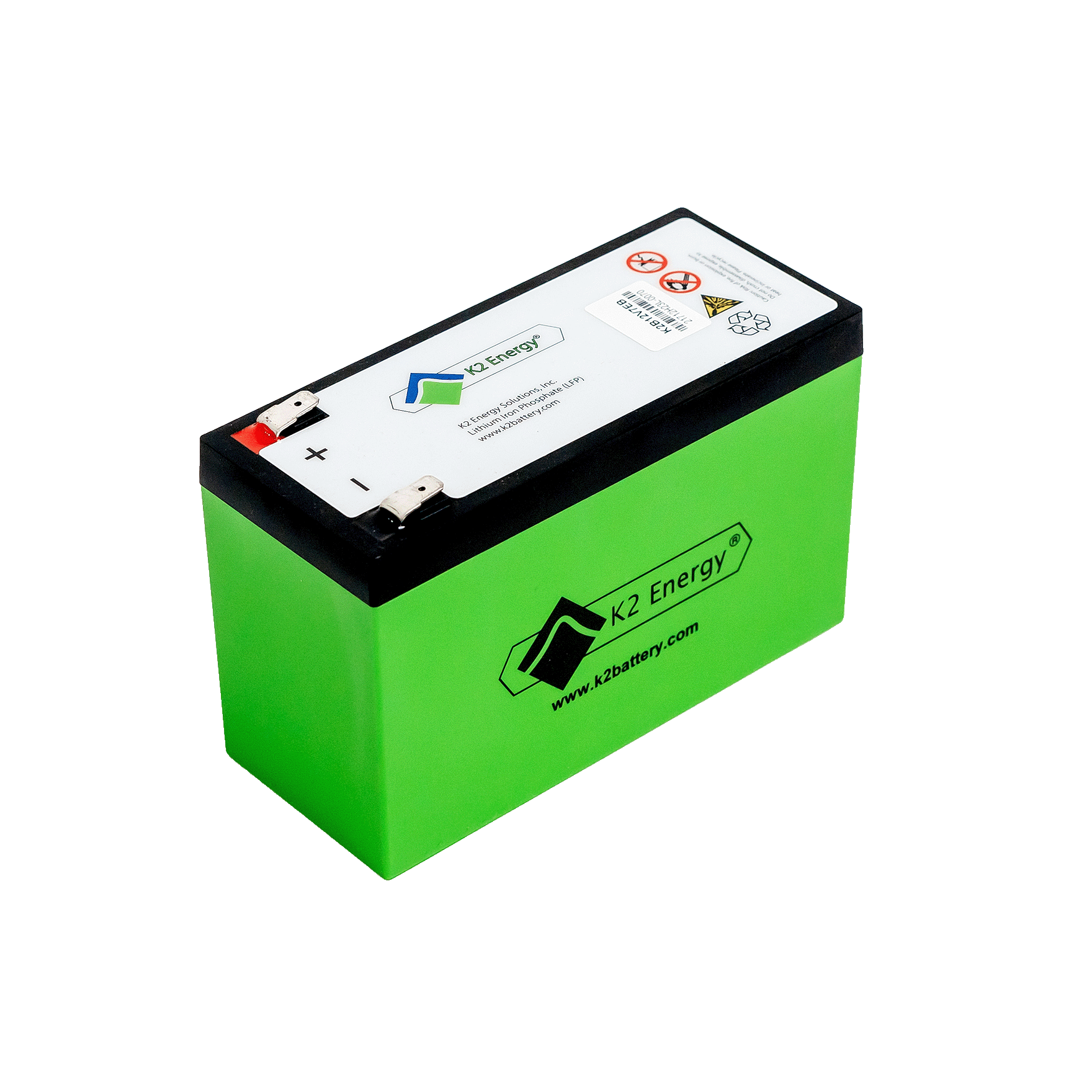 12V 7Ah K2B12V7EB Lithium Iron Phosphate Battery